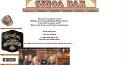 Desktop Screenshot of genoabarandsaloon.com