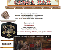 Tablet Screenshot of genoabarandsaloon.com